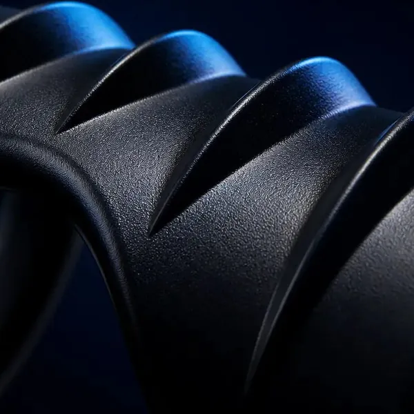 Close-up of the raised ridge pattern on The Ridge